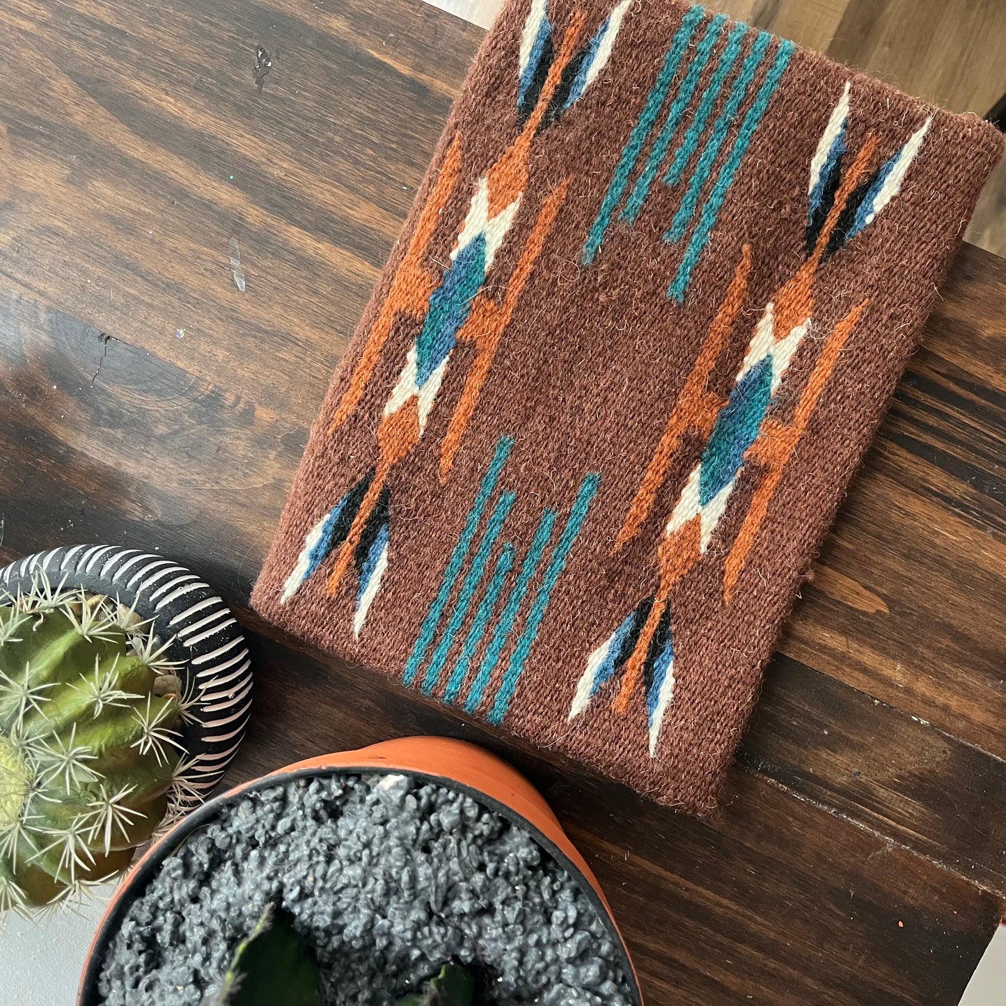Way Out West blanket clutch