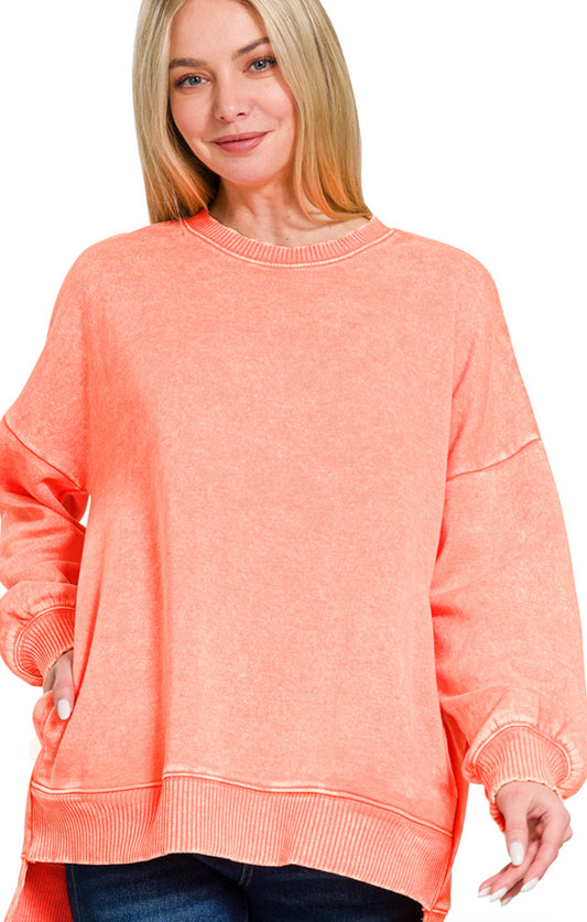 Coral Zenana pullover