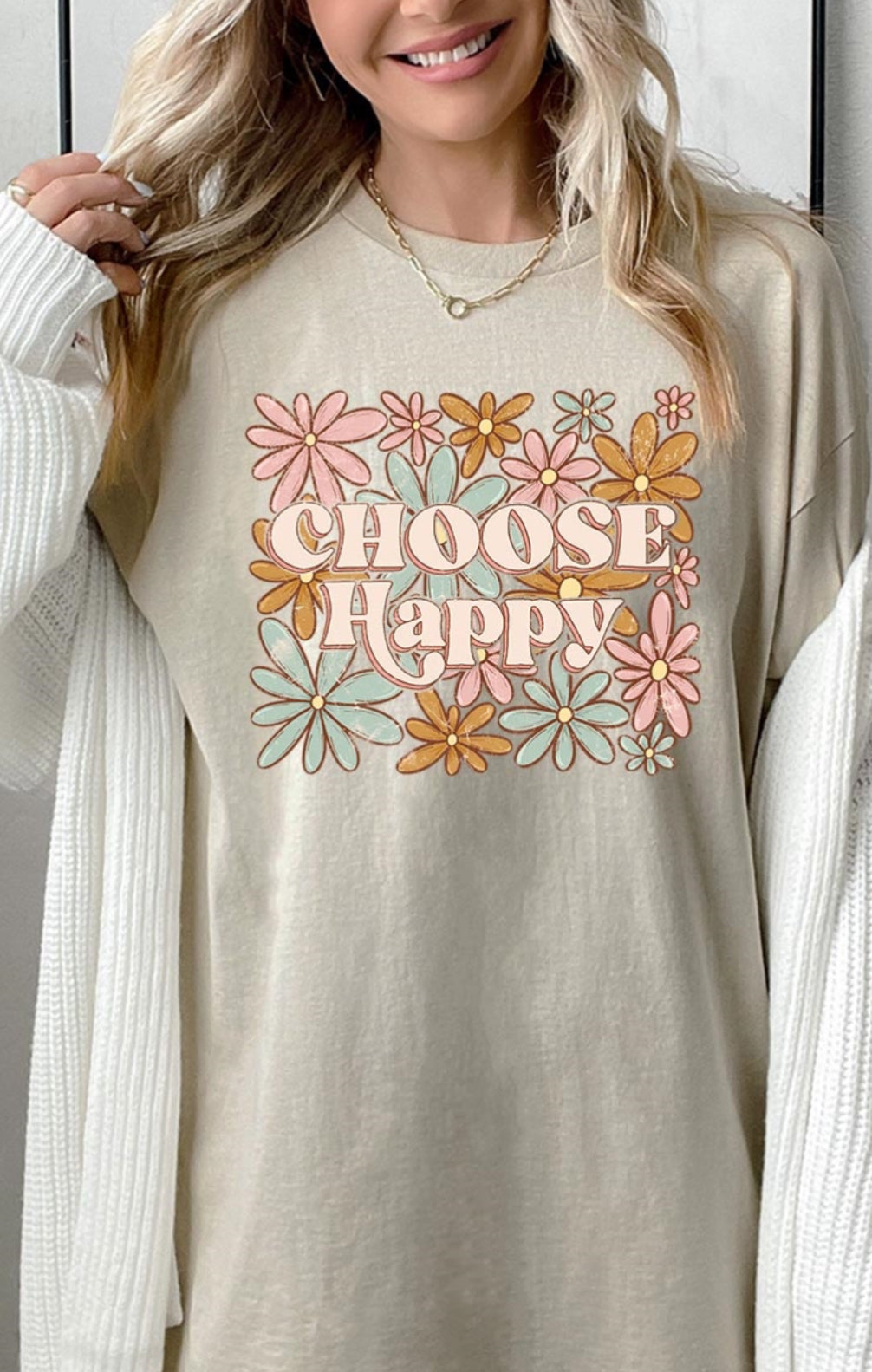 Choose Happy tee