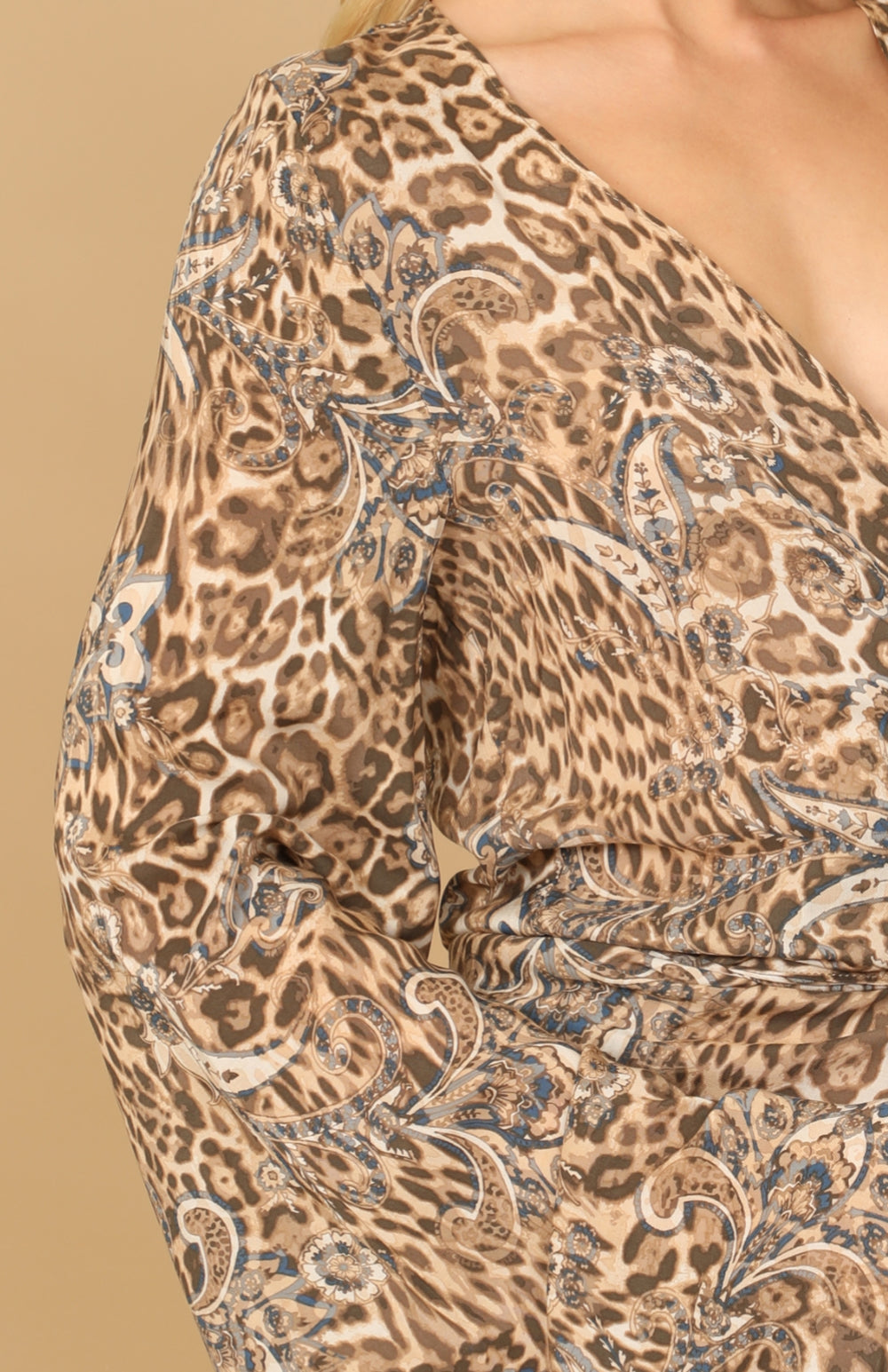 “Wild Side” wrap top