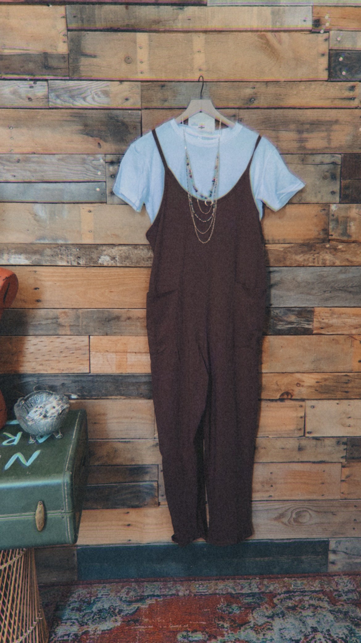 Brown Zenana Romper