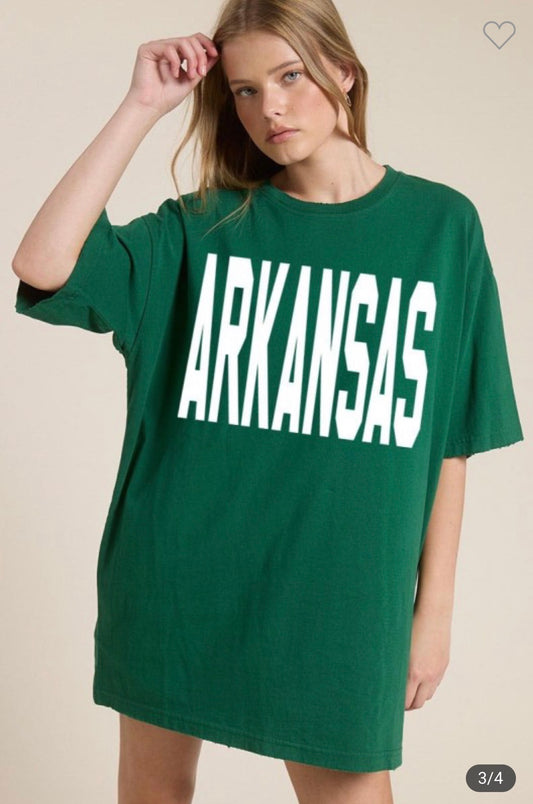 Oversized Arkansas tee