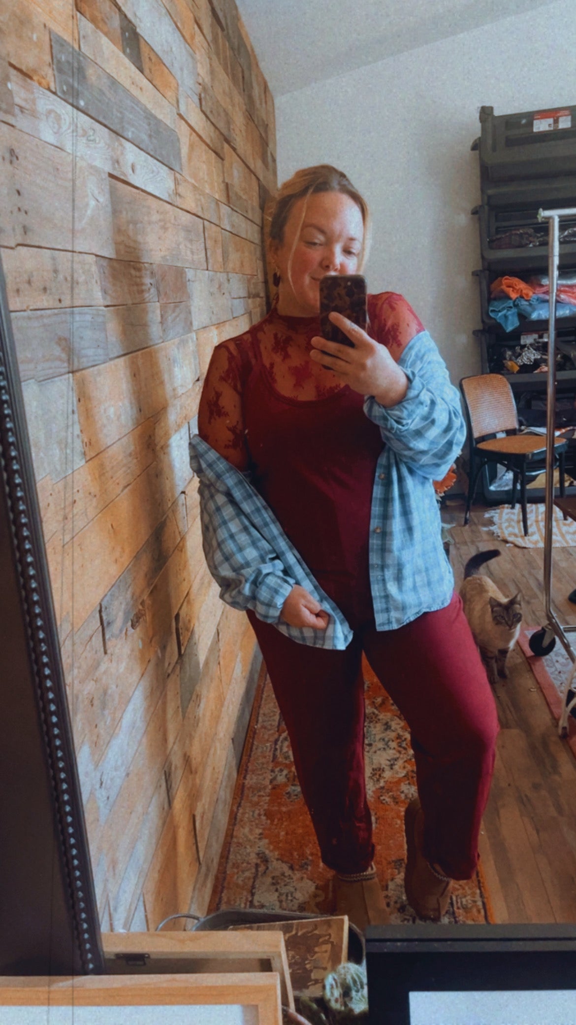 Burgundy Zenana Romper