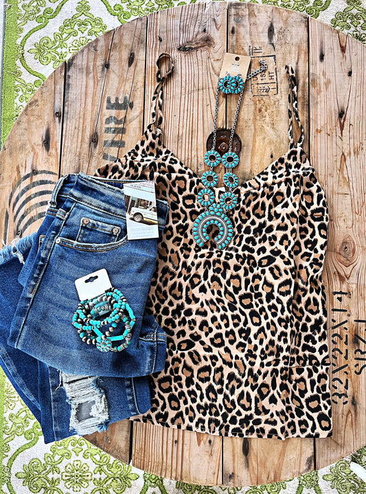 Leopard print tank