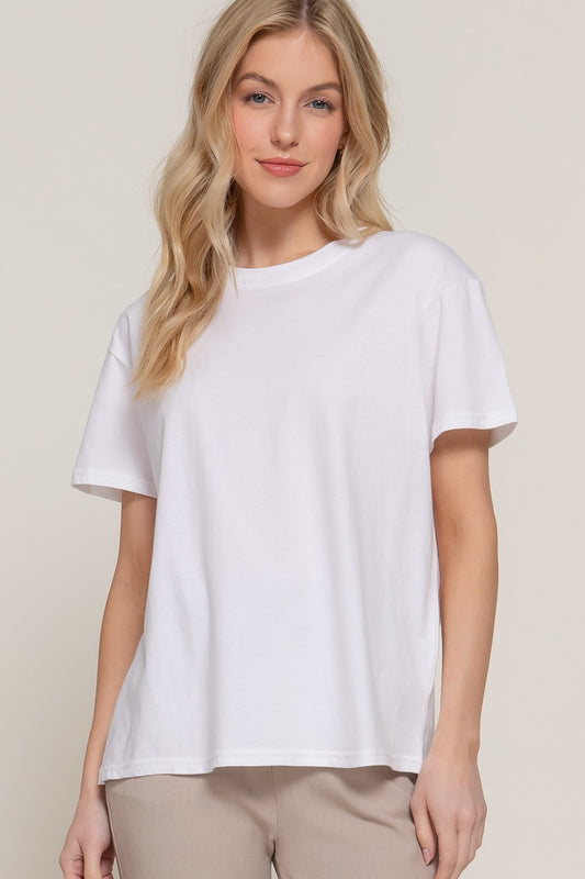 Comfy fit white tee